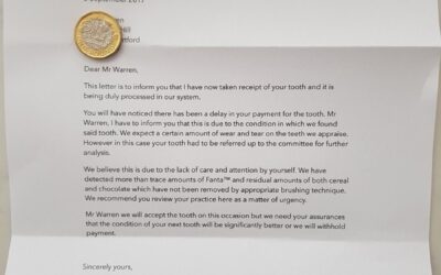 Carta del Ratoncito Perez a un niño